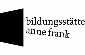 Das ist das Logo der Anne Frank Bildungsstätte in Frankfurt (am Main).